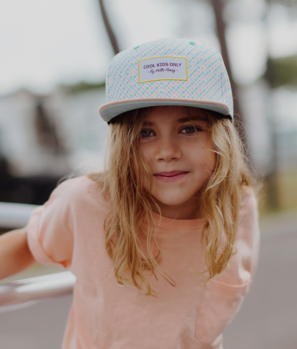 Casquette Enfants Square, visière plate, éco-responsable, certifiée Oeko-Tex, dès 9 mois, Cool Kids Only !