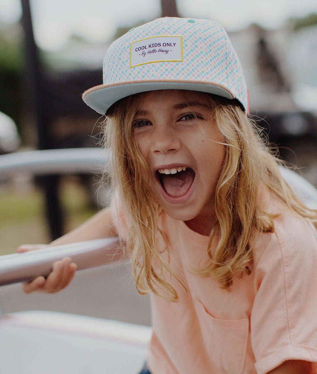 Casquette Enfants Square, visière plate, éco-responsable, certifiée Oeko-Tex, dès 9 mois, Cool Kids Only !