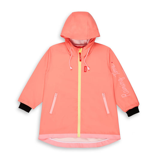 Ciré de Pluie imperméable Pink pour enfant – vue à plat, de face