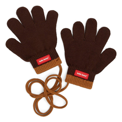 Gants Handy Chocolate Enfants & Bébés, Cool Kids Only, Hello Hossy