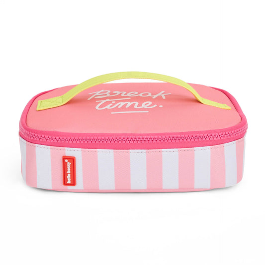 Pink Stripes Snack Bag