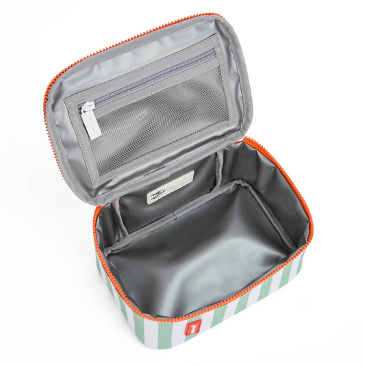 Green Stripes Lunch Bag