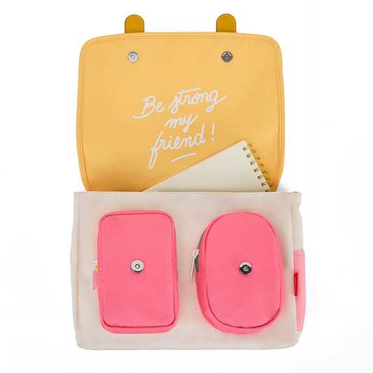 Flower Artwork Schoolbag