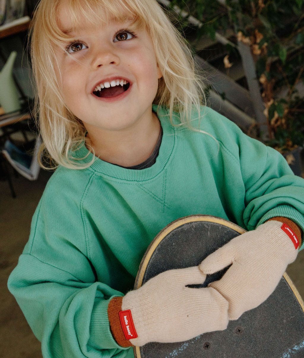 Moufles Hotty Creamy Enfants & Bébés, Cool Kids Only, Hello Hossy