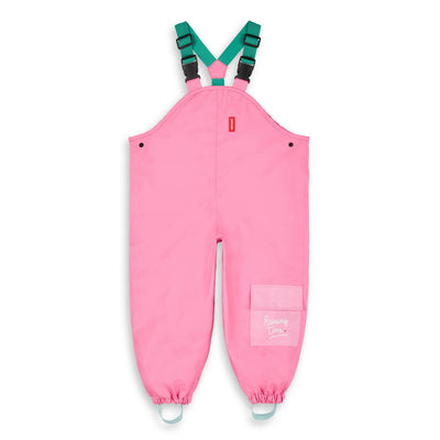 Pantalon de Pluie imperméable avec bretelles Ali pour enfant – vue à plat, de face