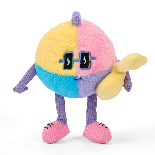 Peluche originale pour enfant Hello Hossy Disco Pop – vue de face, debout