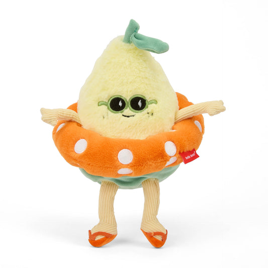 Peluche originale pour enfant Hello Hossy forme citron Lemon Splash – vue de face, debout