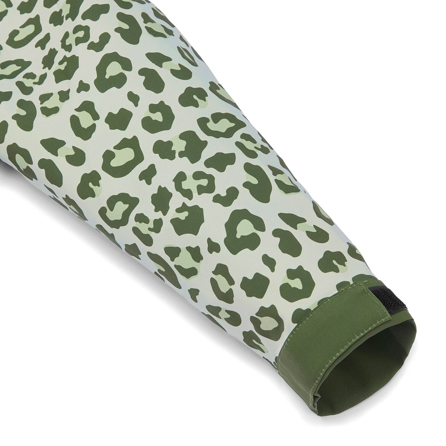 Green Leopard Rain Poncho
