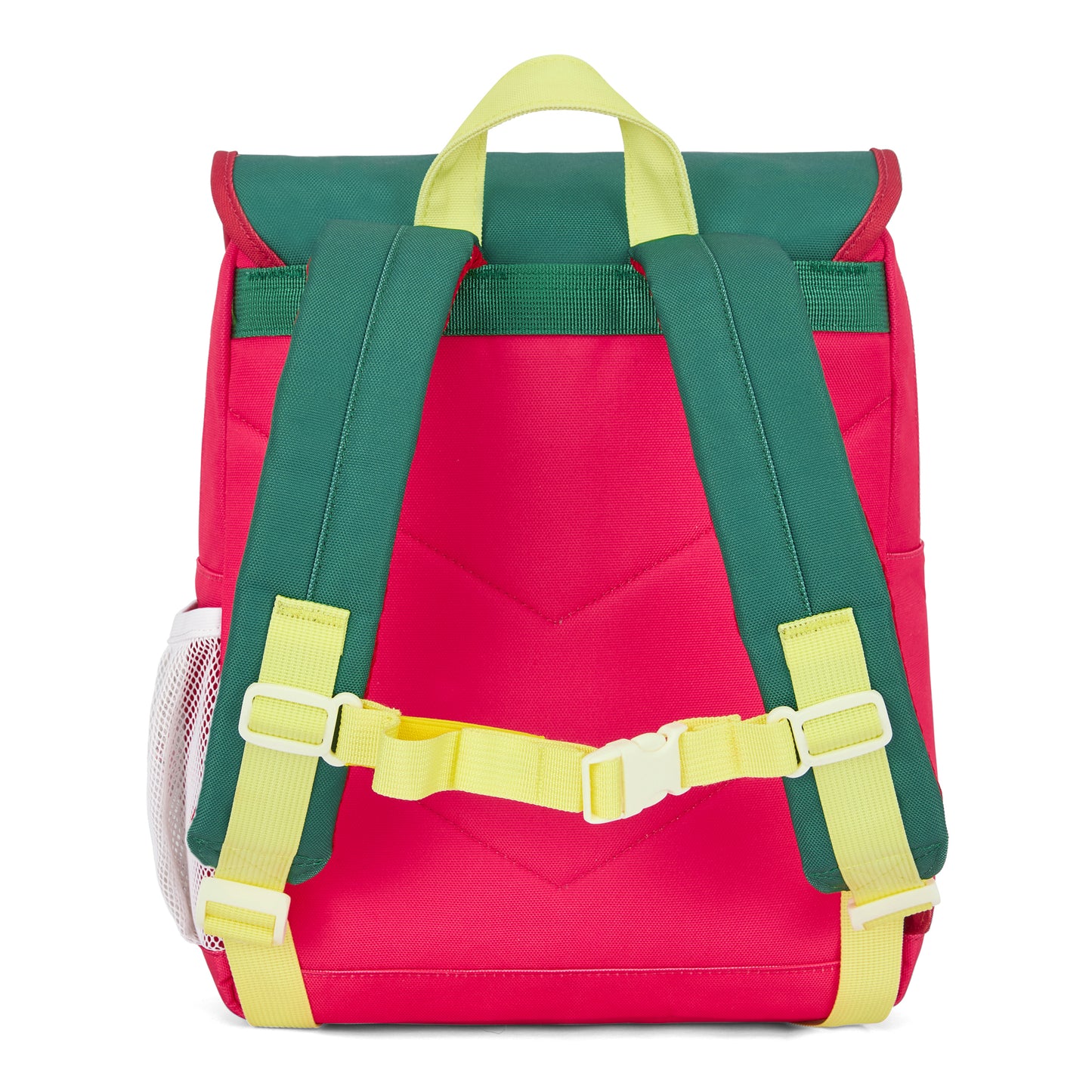 Children's Framboise green yellow backpack adjustable straps Hello Hossy
