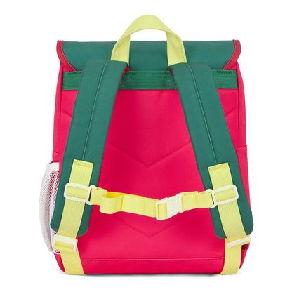 Children's Framboise green yellow backpack adjustable straps Hello Hossy