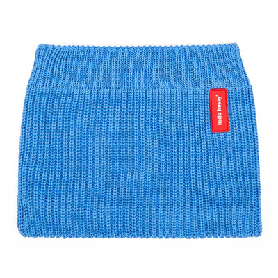 Children's Snood blue knit red label Hello Hossy