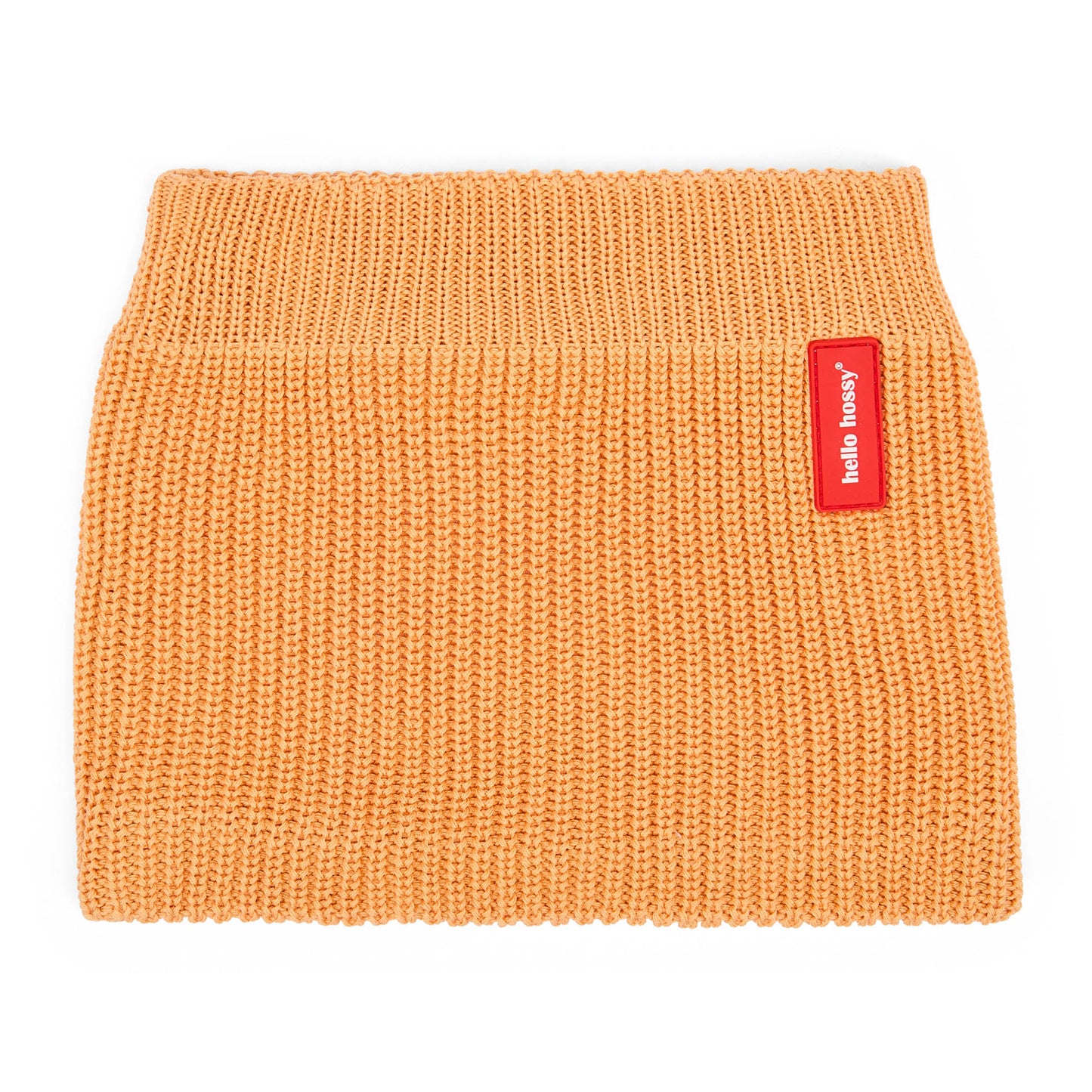 Children's Snood Camel ribbed knit red label Hello Hossy