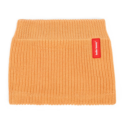Children's Snood Camel ribbed knit red label Hello Hossy