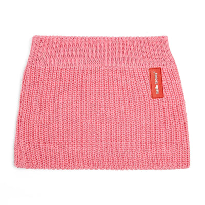 Kids snood Cocoon pink, organic cotton, fleece lining, from 1 year old, Cool Kids Only !