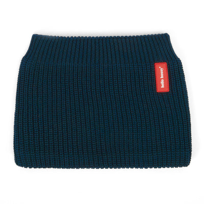 Fleece-lined knit snood Cocoon Polo for kids and babies – flat lay