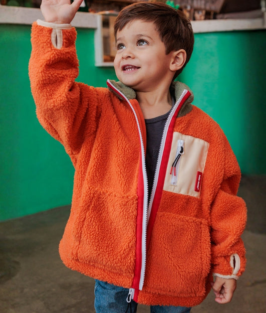 Autumn Leaf Fleece Jacket