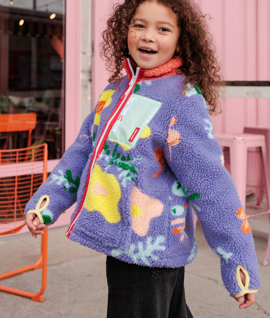 Floral Fleece Jacket