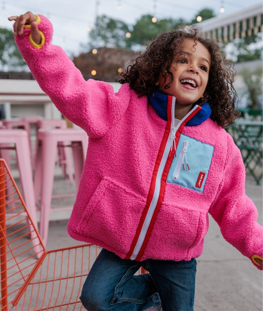 Fuchsia Fleece Jacket