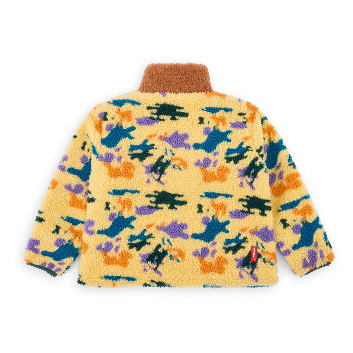 Children's fleece jacket yellow camouflage pattern purple Orange Hello Hossy