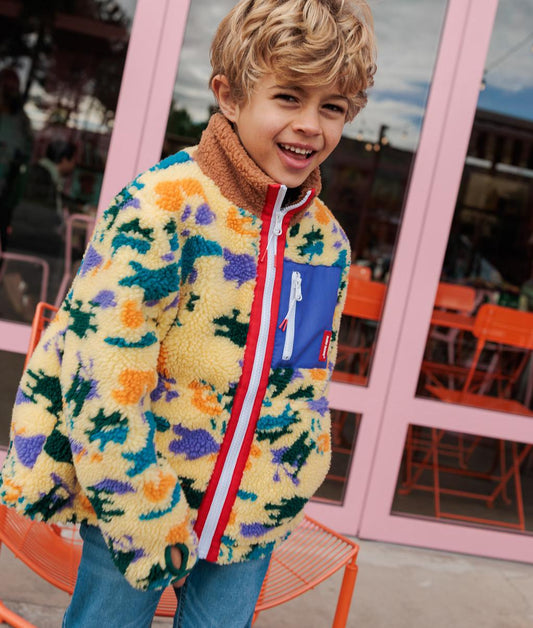 Funky Camo Fleece Jacket