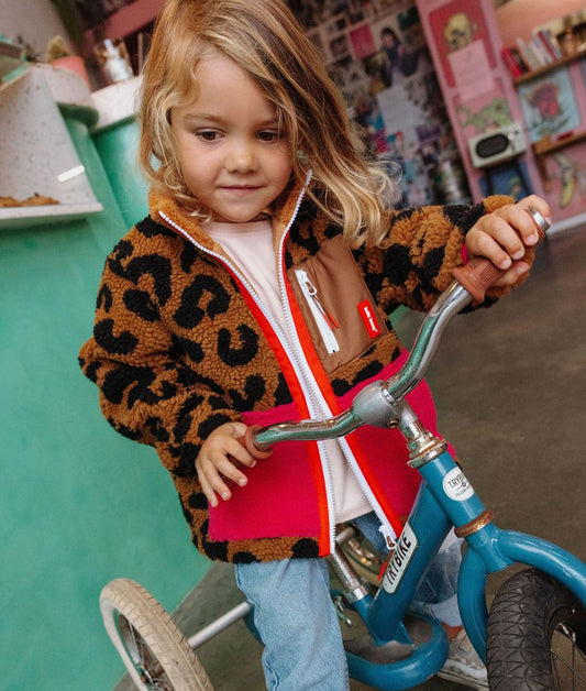 Leopard Fleece Jacket
