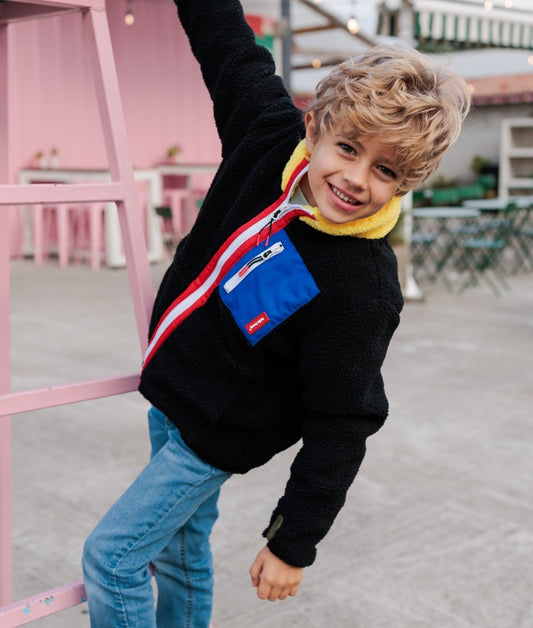 Midnight Lemon Fleece Jacket