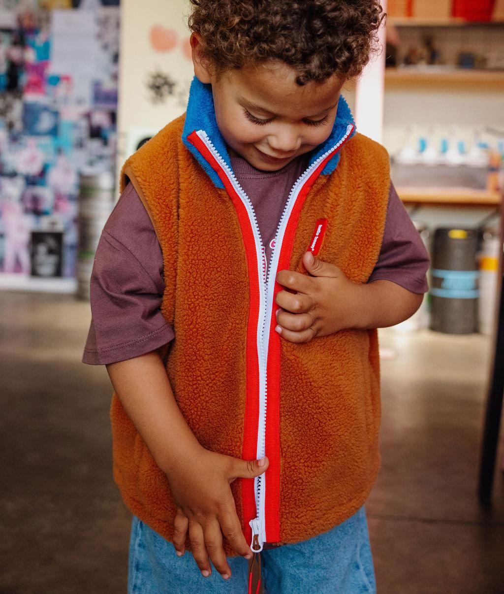 Blue Camel Sleeveless Fleece