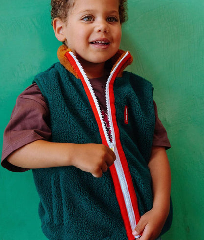 Duck Blue Sleeveless Fleece