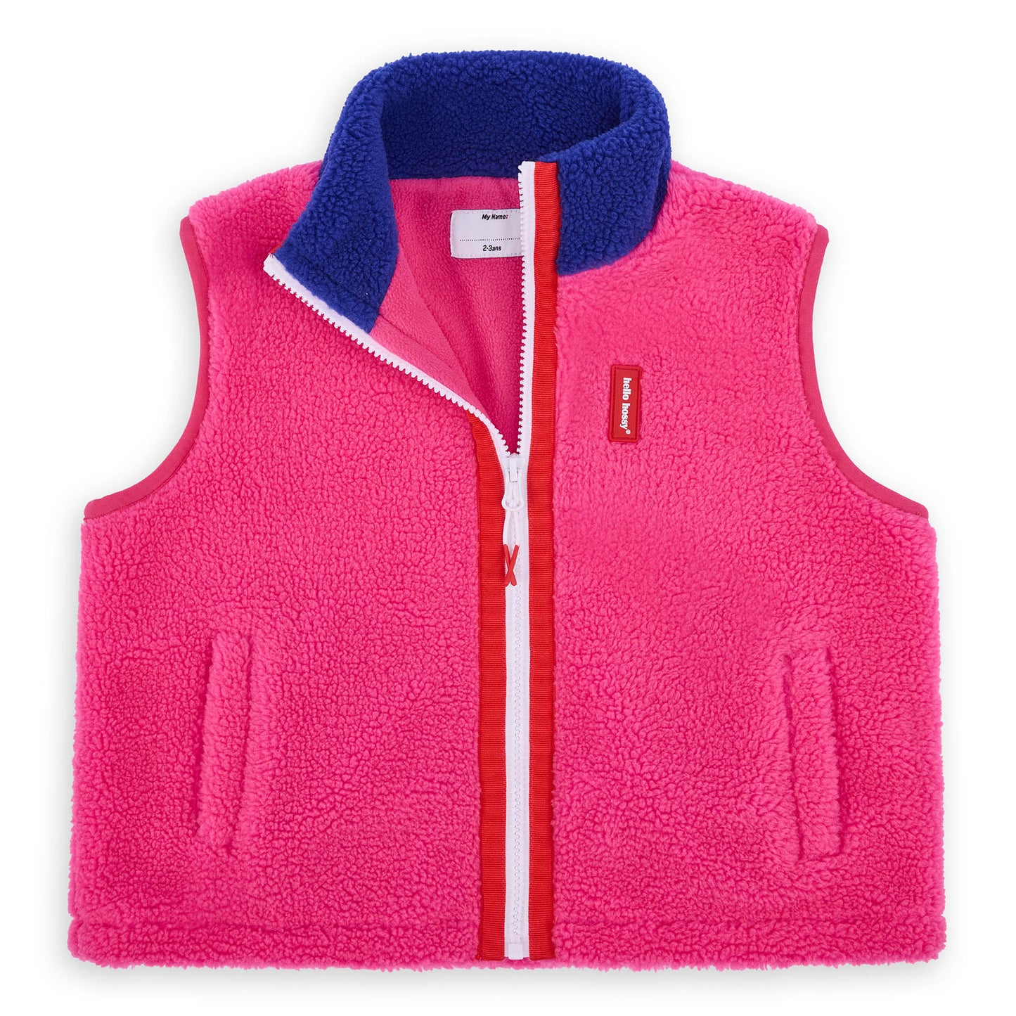 Fuchsia Sleeveless Fleece
