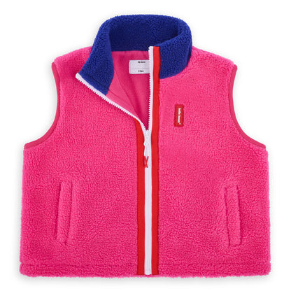 Fuchsia Sleeveless Fleece