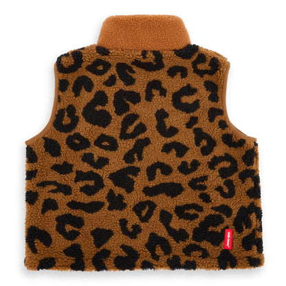 Leopard Sleeveless Fleece