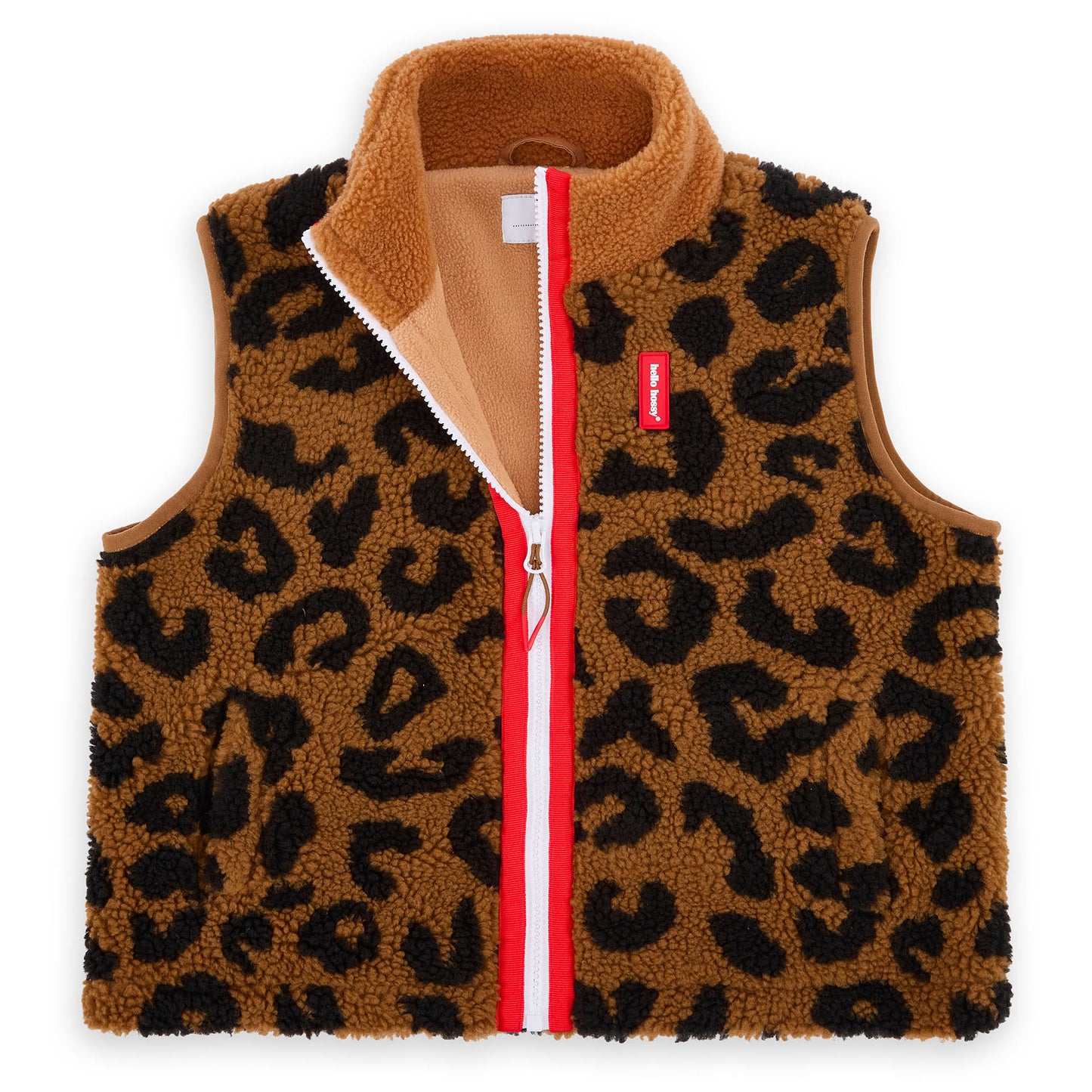 Leopard Sleeveless Fleece