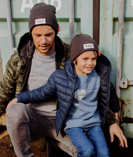 Urban Chiné Black Beanie