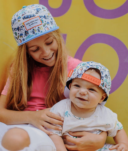 Casquette Enfants Chill, visière plate, éco-responsable, certifiée Oeko-Tex, dès 9 mois, Cool Kids Only !