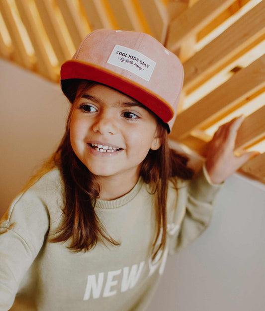 Casquette Daim Old Pink Enfants & Bébés, Cool Kids Only, Hello Hossy