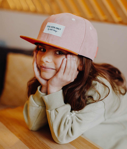 Casquette Daim Old Pink Enfants & Bébés, Cool Kids Only, Hello Hossy