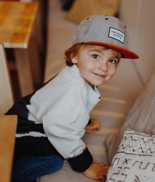 Casquette Daim Street Grey Enfants & Bébés, Cool Kids Only, Hello Hossy