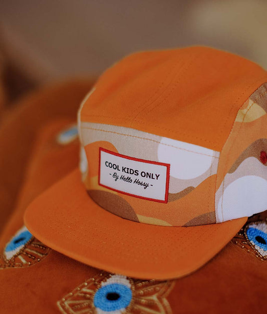 Casquette Enfants Sahara, visière plate, éco-responsable, certifiée Oeko-Tex, dès 9 mois, Cool Kids Only !