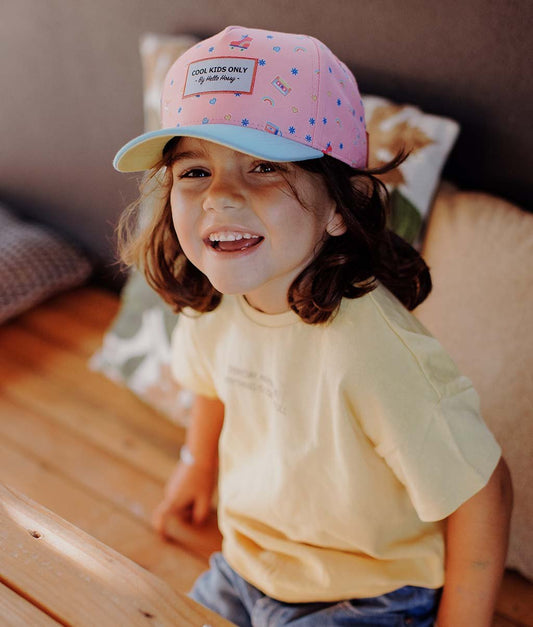 Casquette Enfants Rollers, visière courbée, éco-responsable, certifiée Oeko-Tex, dès 9 mois, Cool Kids Only !