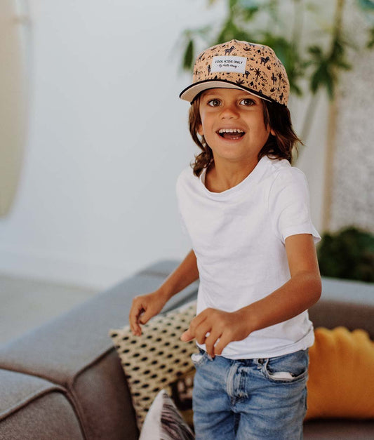 Casquette Enfants Tanzanie, visière courbée, éco-responsable, certifiée Oeko-Tex, dès 9 mois, Cool Kids Only !